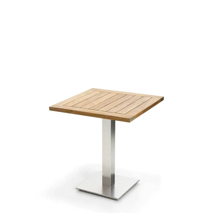 Gartentisch NIEHOFF �Bistrotisch 68x68� Teak recycled, Esstisch